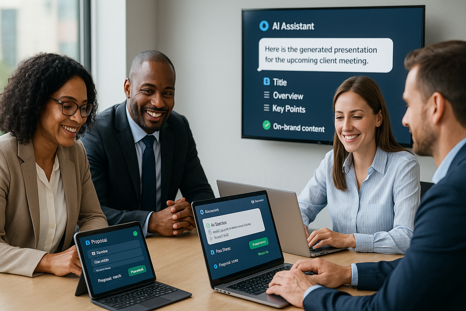 Sales enablement illustration