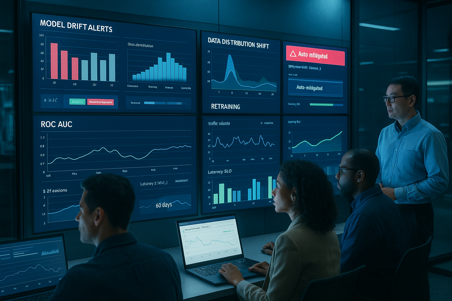 Model monitoring illustration