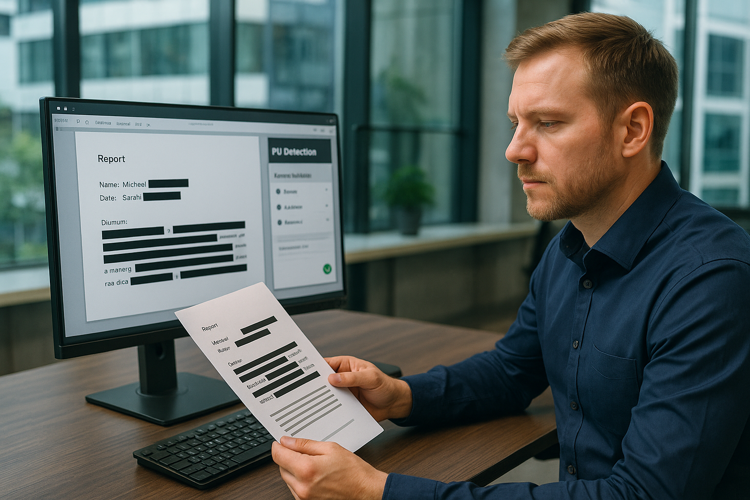 PII detection & redaction illustration