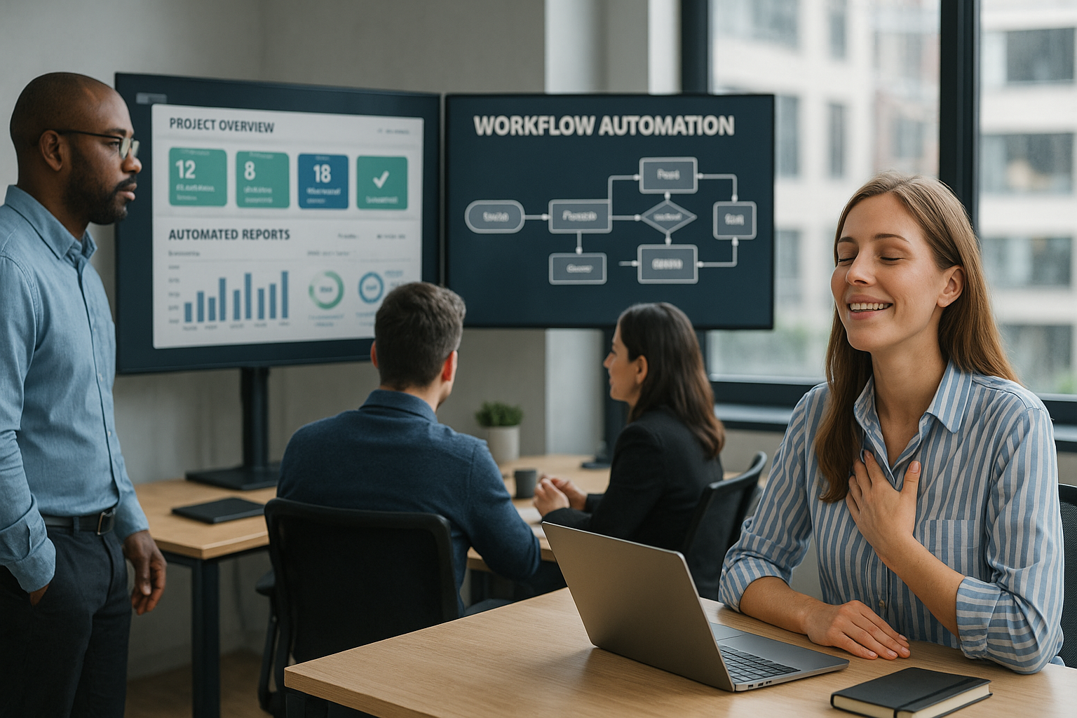 Workflow automation illustration